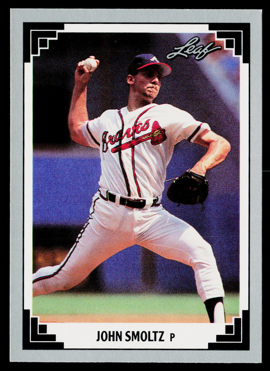 John Smoltz 1991 Leaf #27 Atlanta Braves