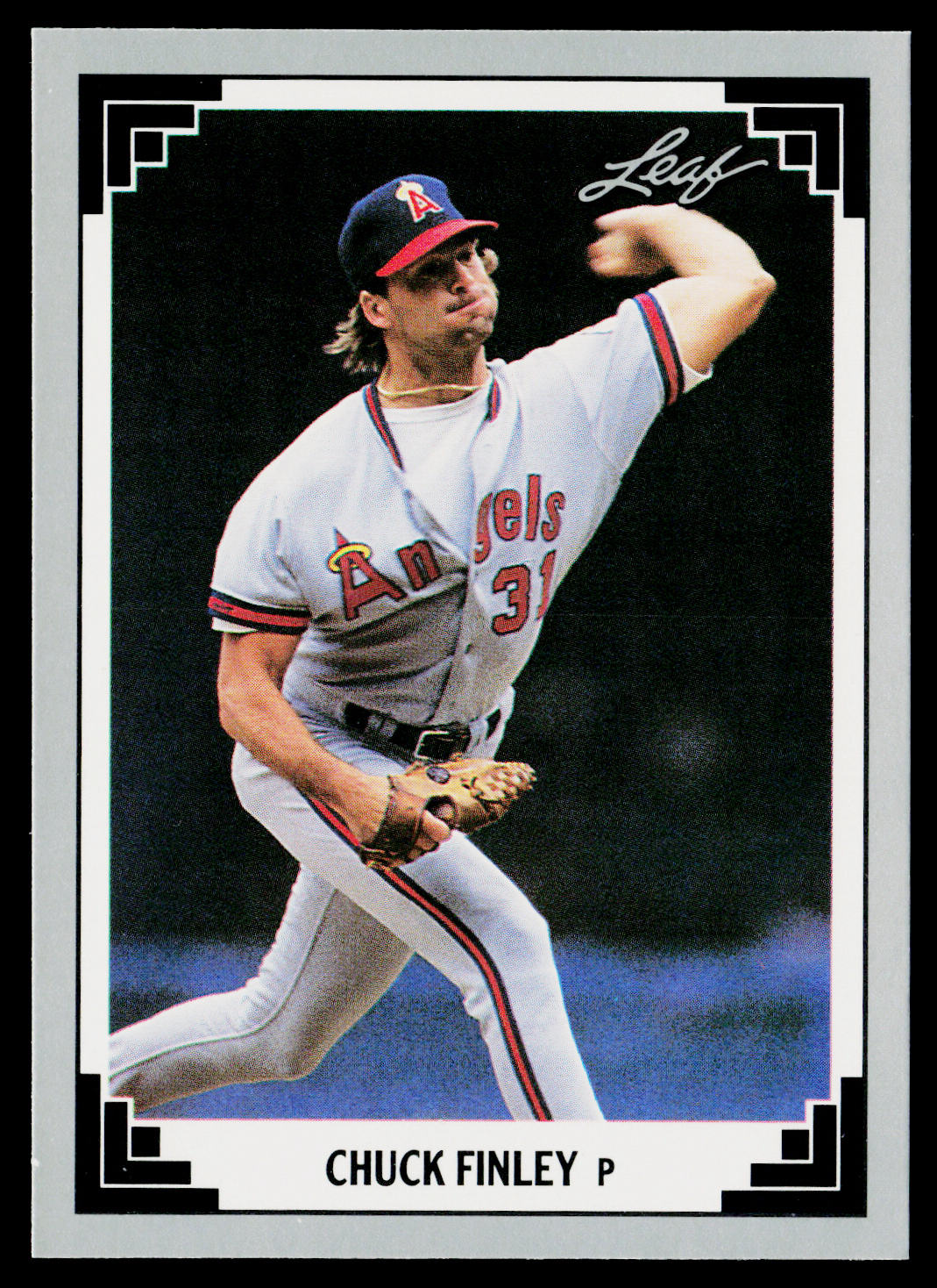 Chuck Finley 1991 Leaf #45 California Angels