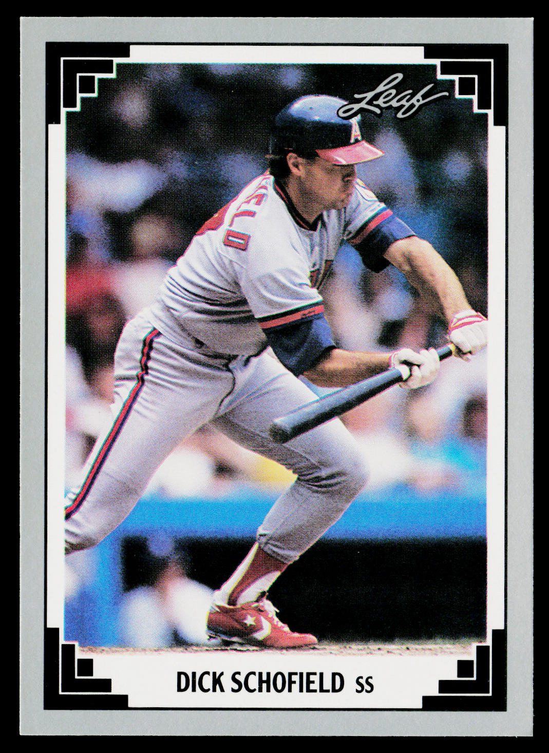Dick Schofield 1991 Leaf #59 California Angels
