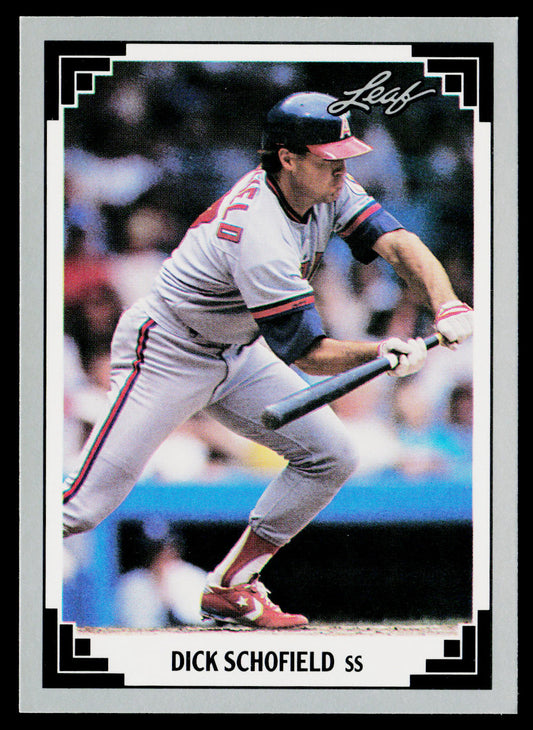 Dick Schofield 1991 Leaf #59 California Angels
