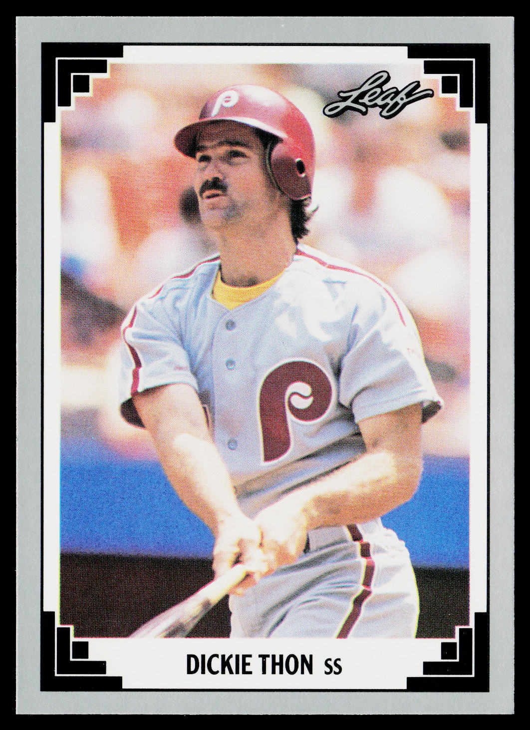 Dickie Thon 1991 Leaf #60 Philadelphia Phillies