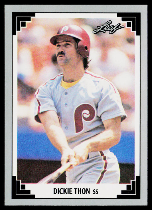 Dickie Thon 1991 Leaf #60 Philadelphia Phillies
