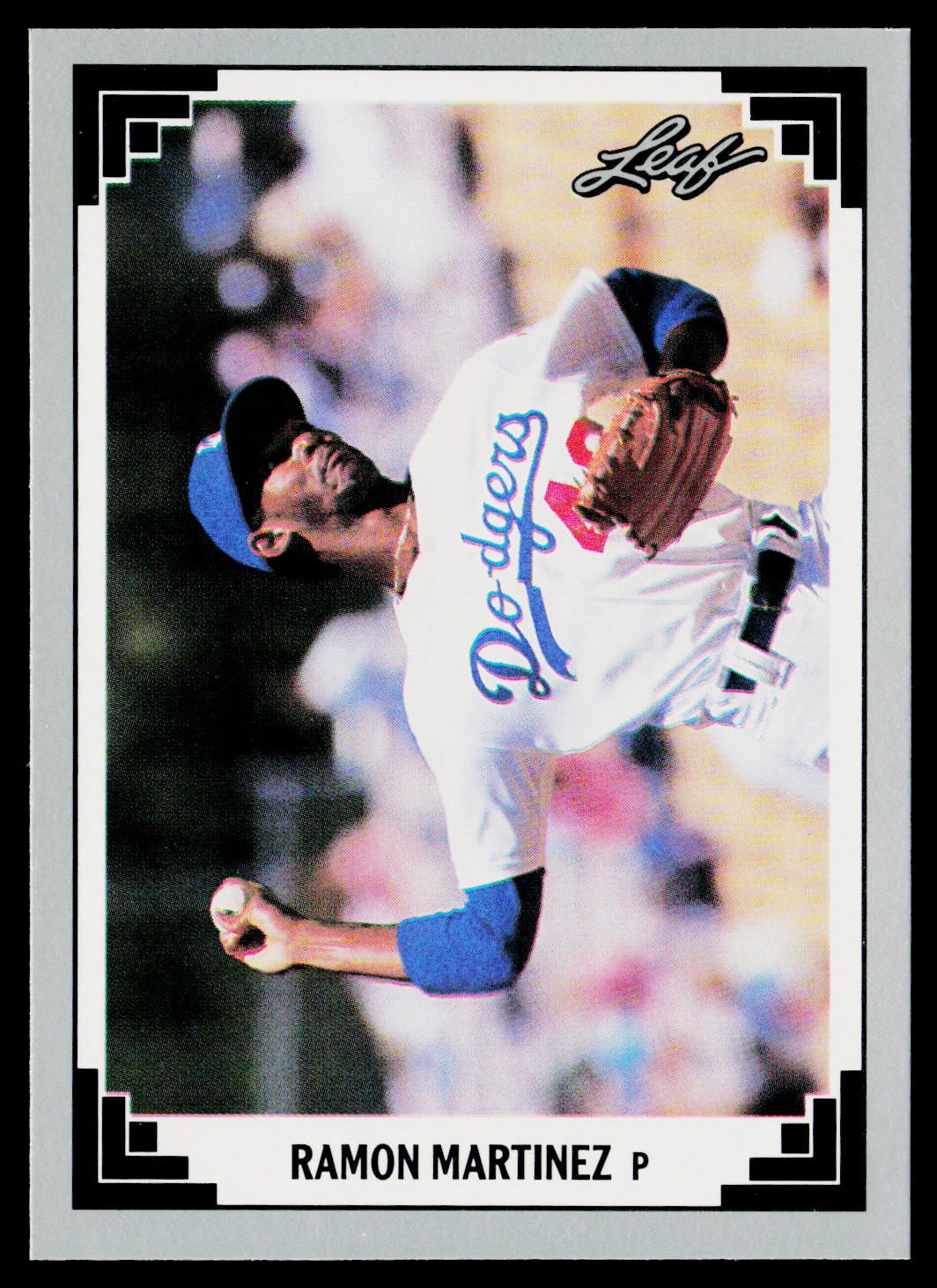 Ramon Martinez 1991 Leaf #61 Los Angeles Dodgers