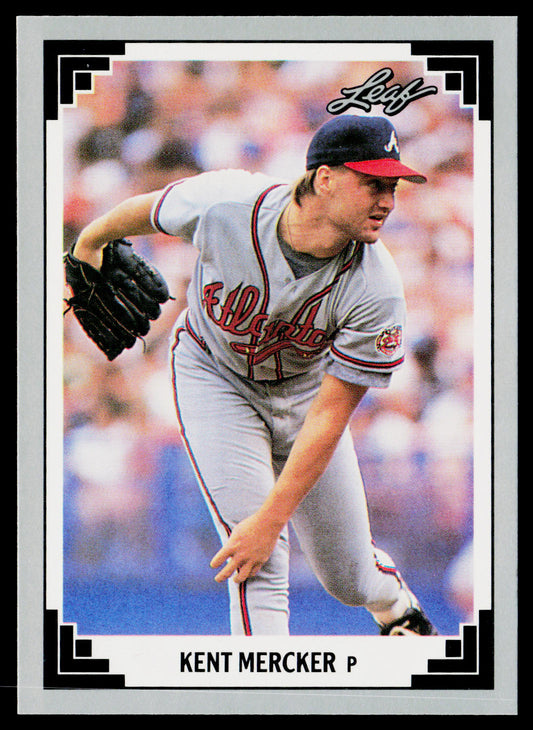 Kent Mercker 1991 Leaf #41 Atlanta Braves