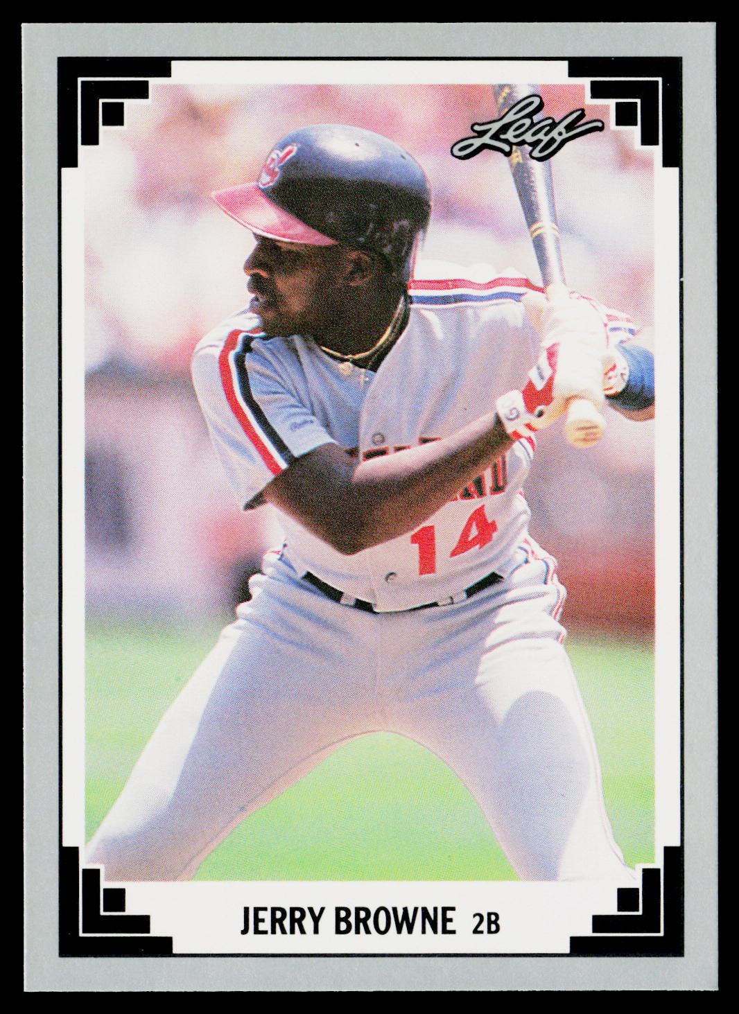 Jerry Browne 1991 Leaf #43 Cleveland Indians