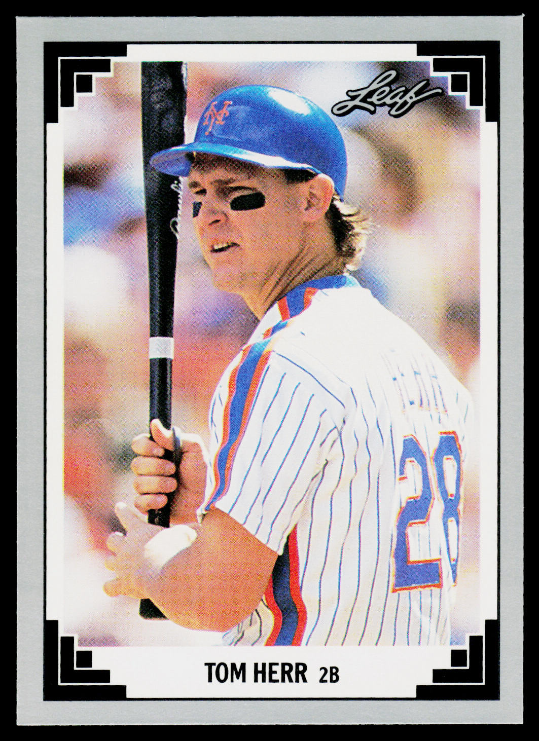 Tom Herr 1991 Leaf #48 New York Mets