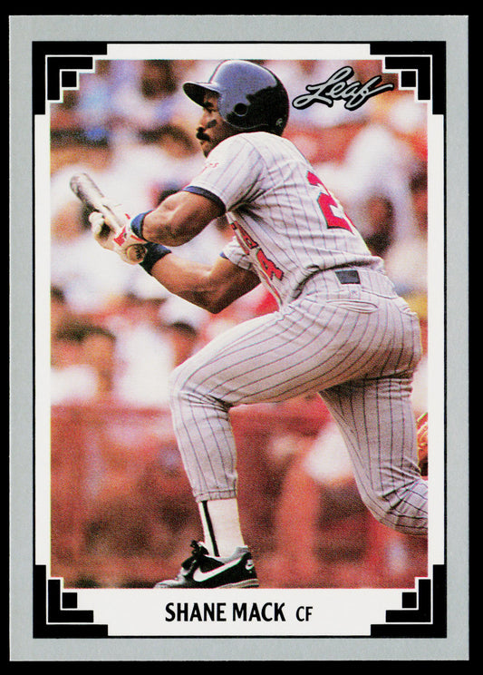 Shane Mack 1991 Leaf #40 Minnesota Twins