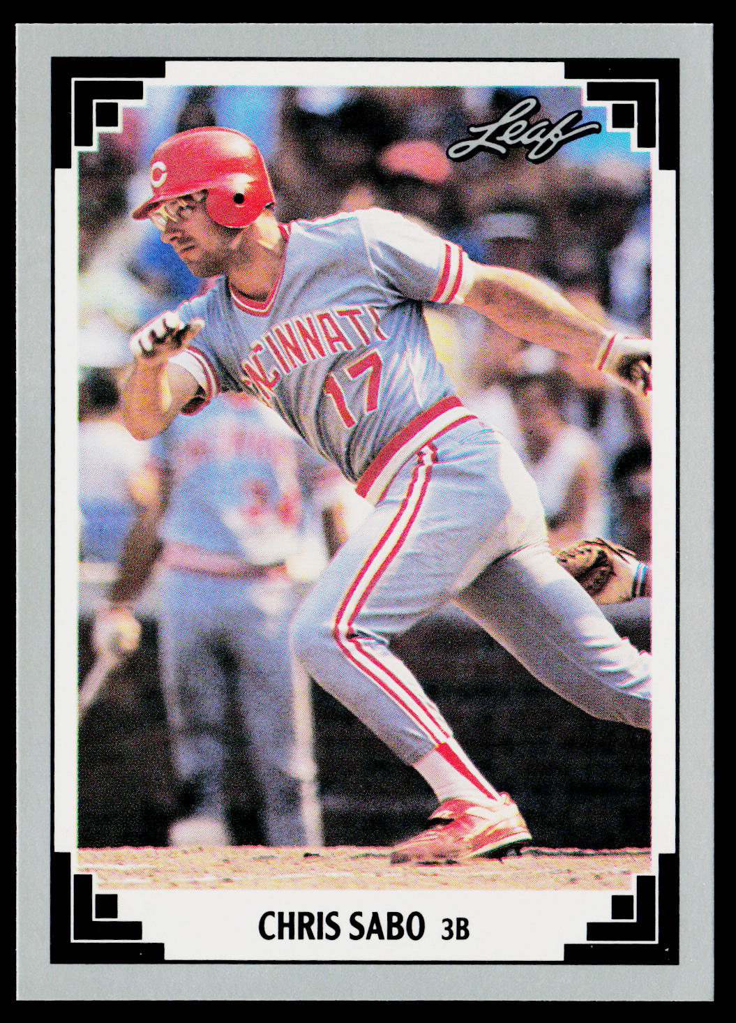 Chris Sabo 1991 Leaf #65 Cincinnati Reds