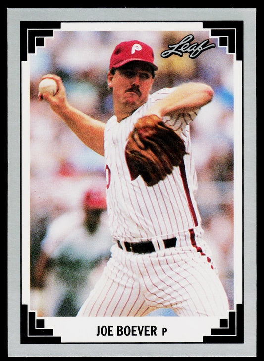 Joe Boever 1991 Leaf #68 Philadelphia Phillies