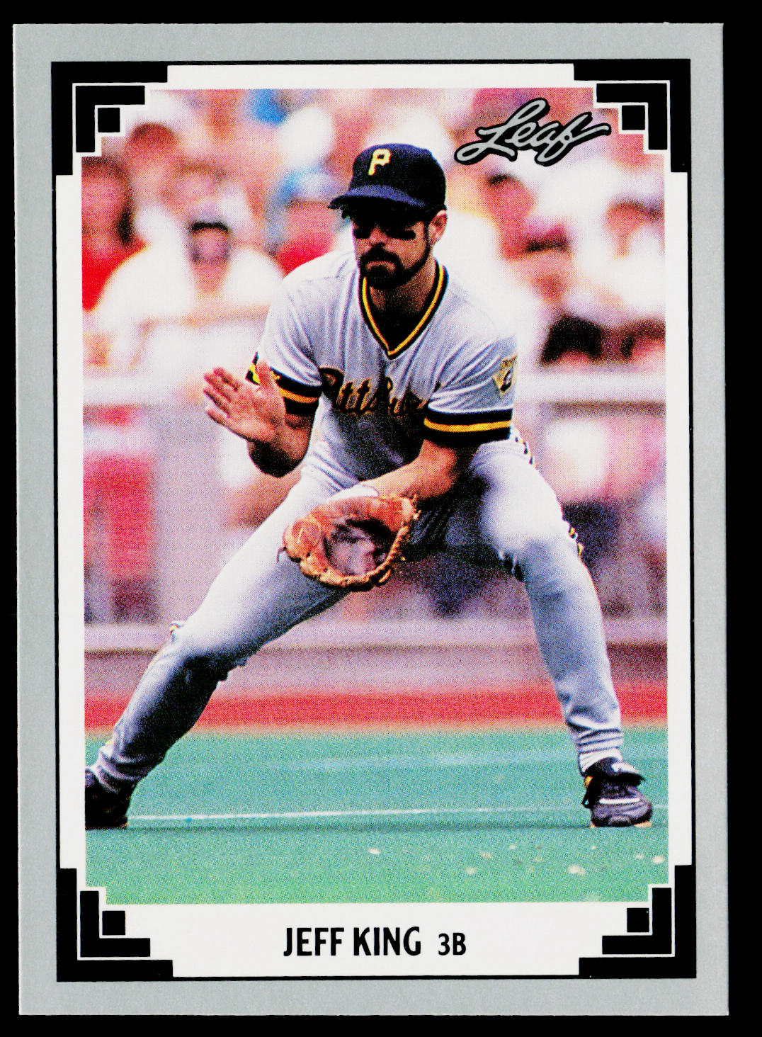 Jeff King 1991 Leaf #71 Pittsburgh Pirates