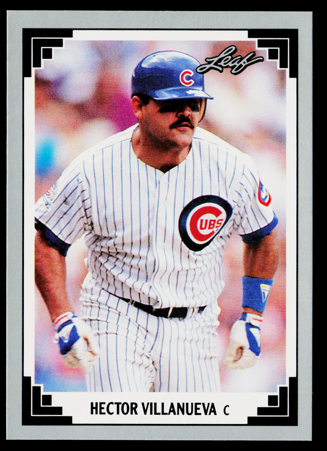 Hector Villanueva 1991 Leaf #75 Chicago Cubs