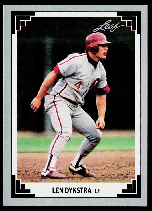 Len Dykstra 1991 Leaf #163 Philadelphia Phillies