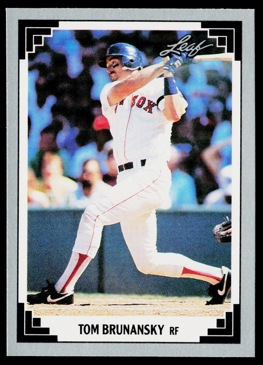Tom Brunansky 1991 Leaf #164 Boston Red Sox