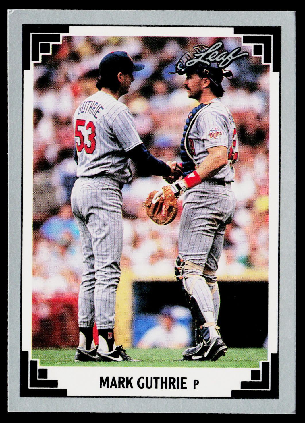 Mark Guthrie 1991 Leaf #171 Minnesota Twins