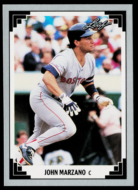 John Marzano 1991 Leaf #179 Boston Red Sox