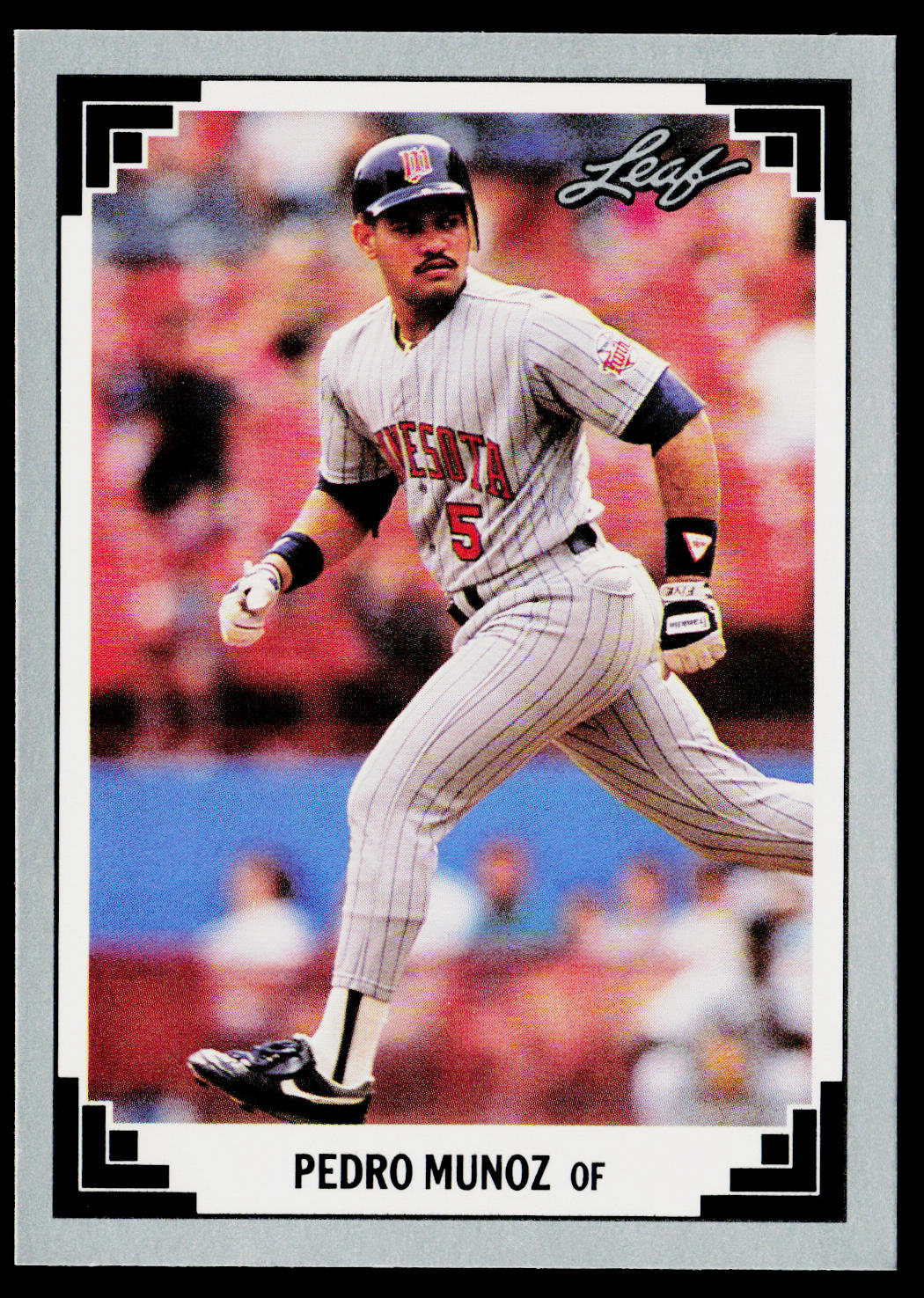 Pedro Munoz 1991 Leaf #186 RC Minnesota Twins