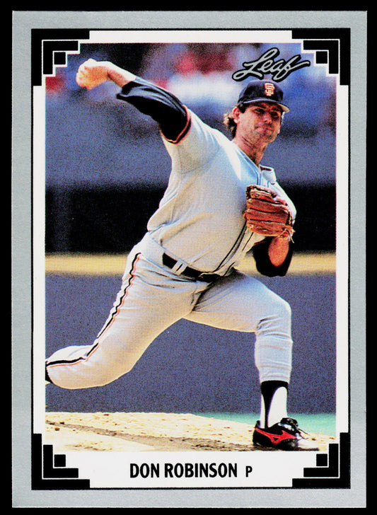 Don Robinson 1991 Leaf #188 San Francisco Giants
