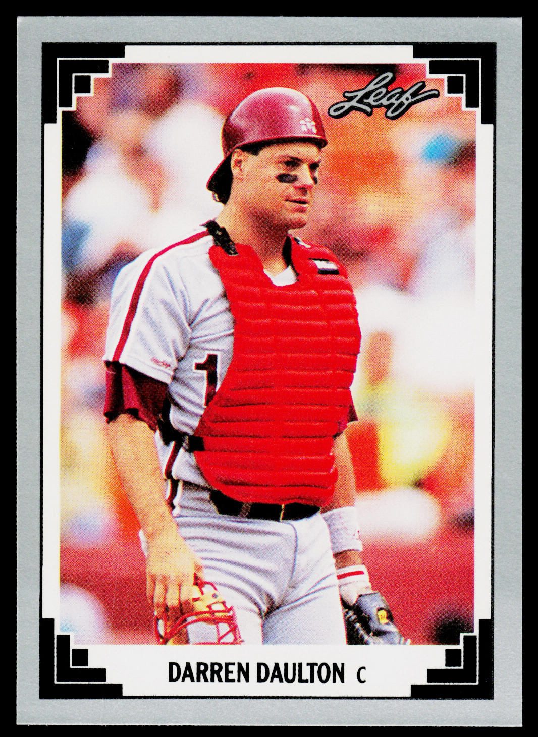 Darren Daulton 1991 Leaf #192 Philadelphia Phillies