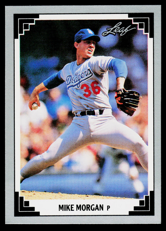 Mike Morgan 1991 Leaf #193 Los Angeles Dodgers