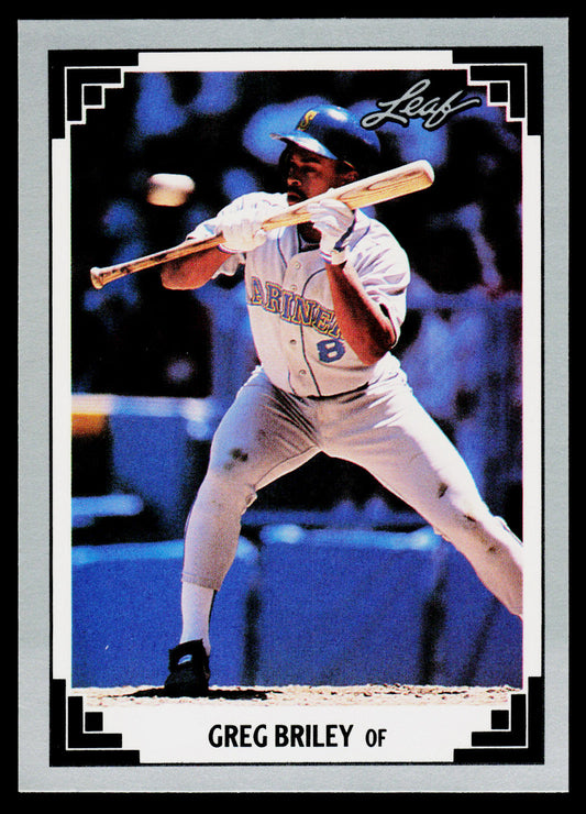 Greg Briley 1991 Leaf #194 Seattle Mariners