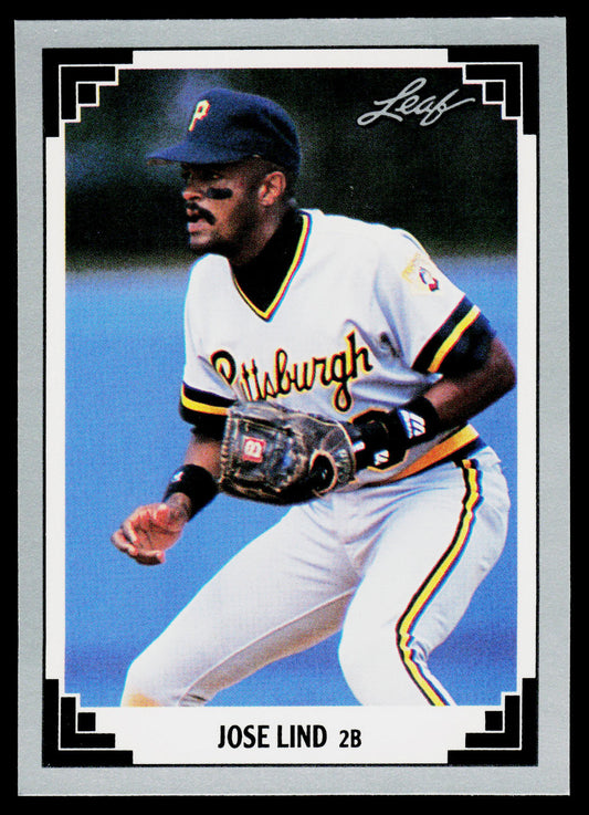 Jose Lind 1991 Leaf #146 Pittsburgh Pirates