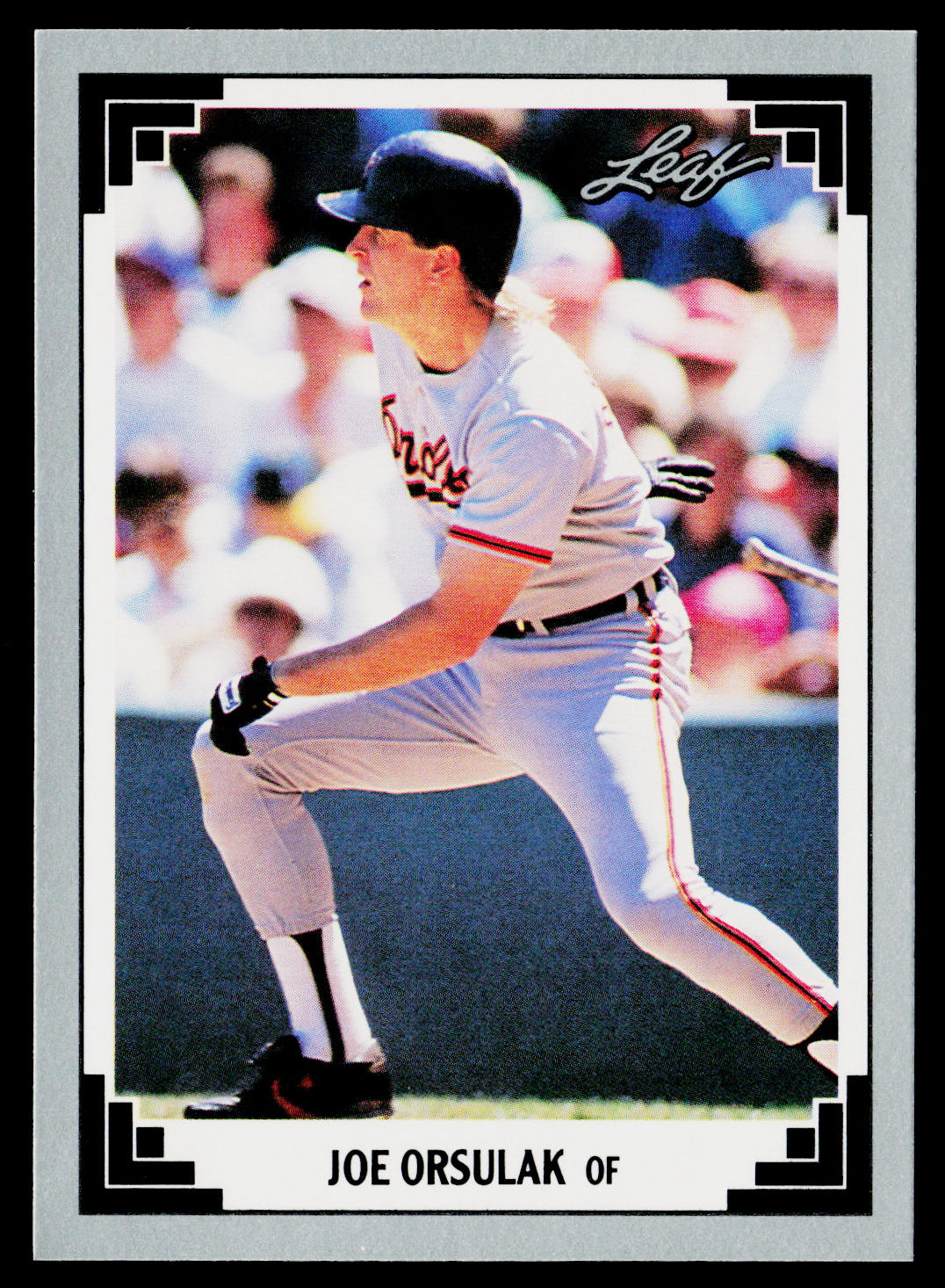 Joe Orsulak 1991 Leaf #152 Baltimore Orioles