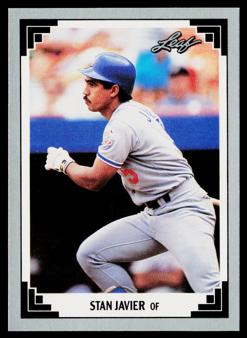 Stan Javier 1991 Leaf #155 Los Angeles Dodgers
