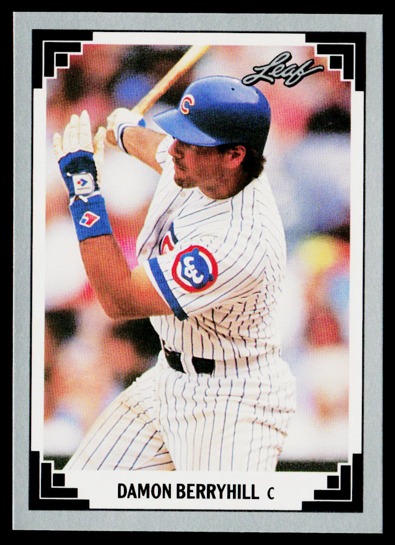 Damon Berryhill 1991 Leaf #156 Chicago Cubs