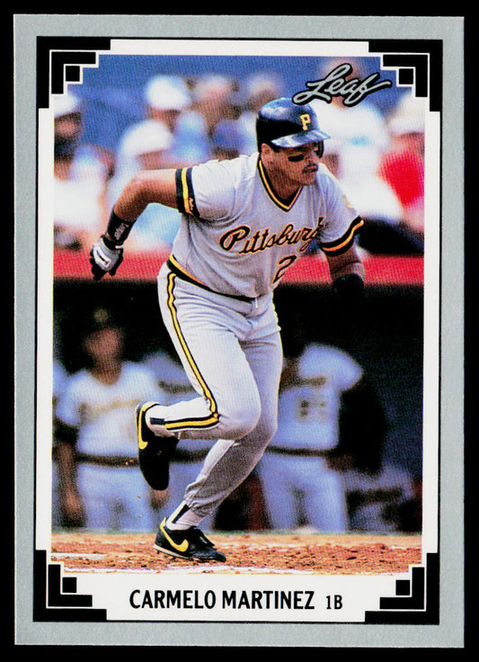 Carmelo Martinez 1991 Leaf #160 Pittsburgh Pirates