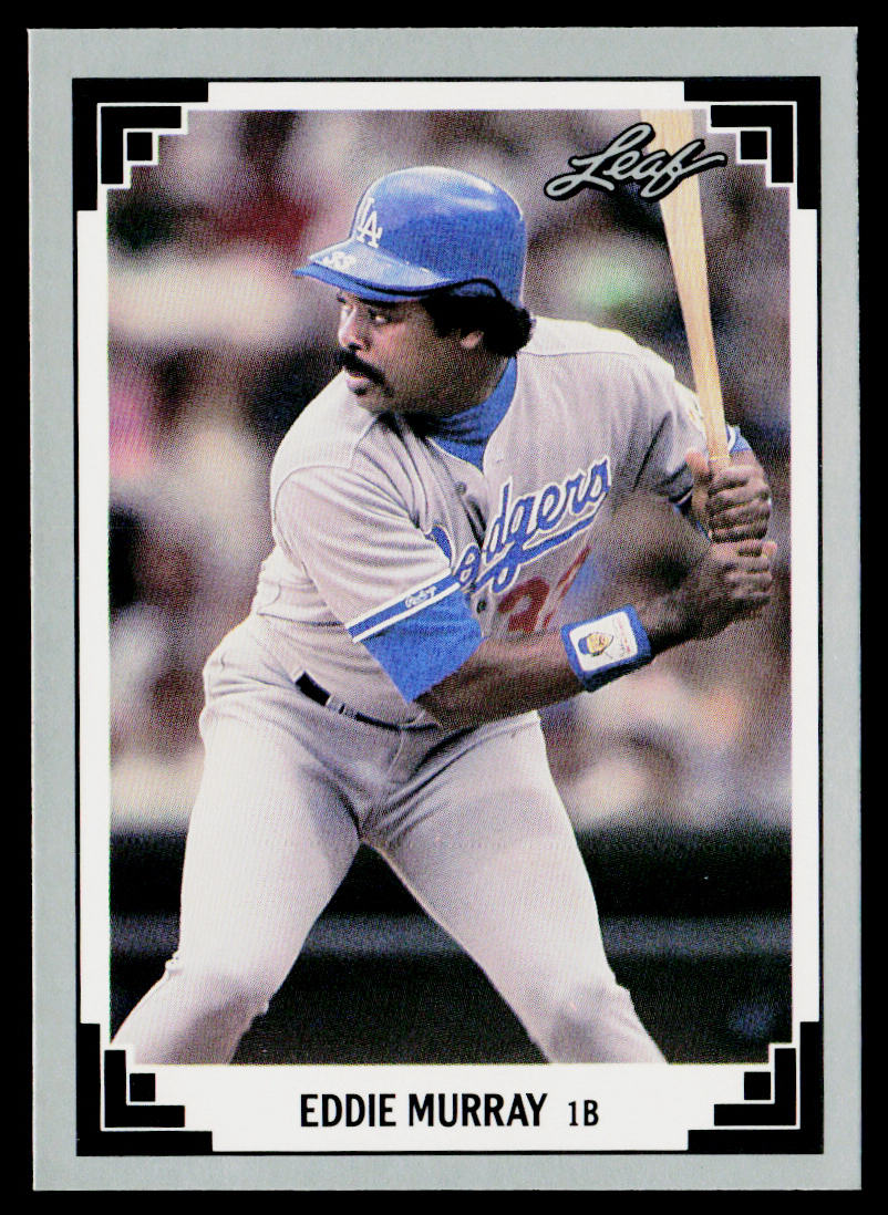 Eddie Murray 1991 Leaf #126 Los Angeles Dodgers