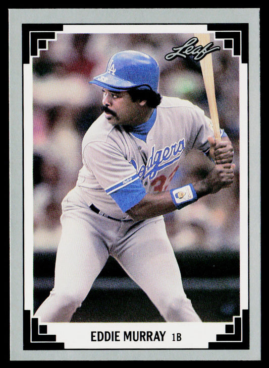 Eddie Murray 1991 Leaf #126 Los Angeles Dodgers