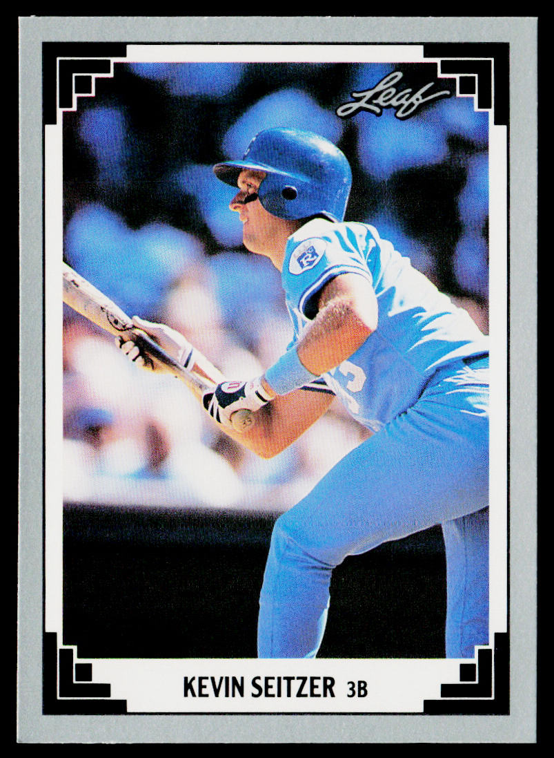 Kevin Seitzer 1991 Leaf #133 Kansas City Royals