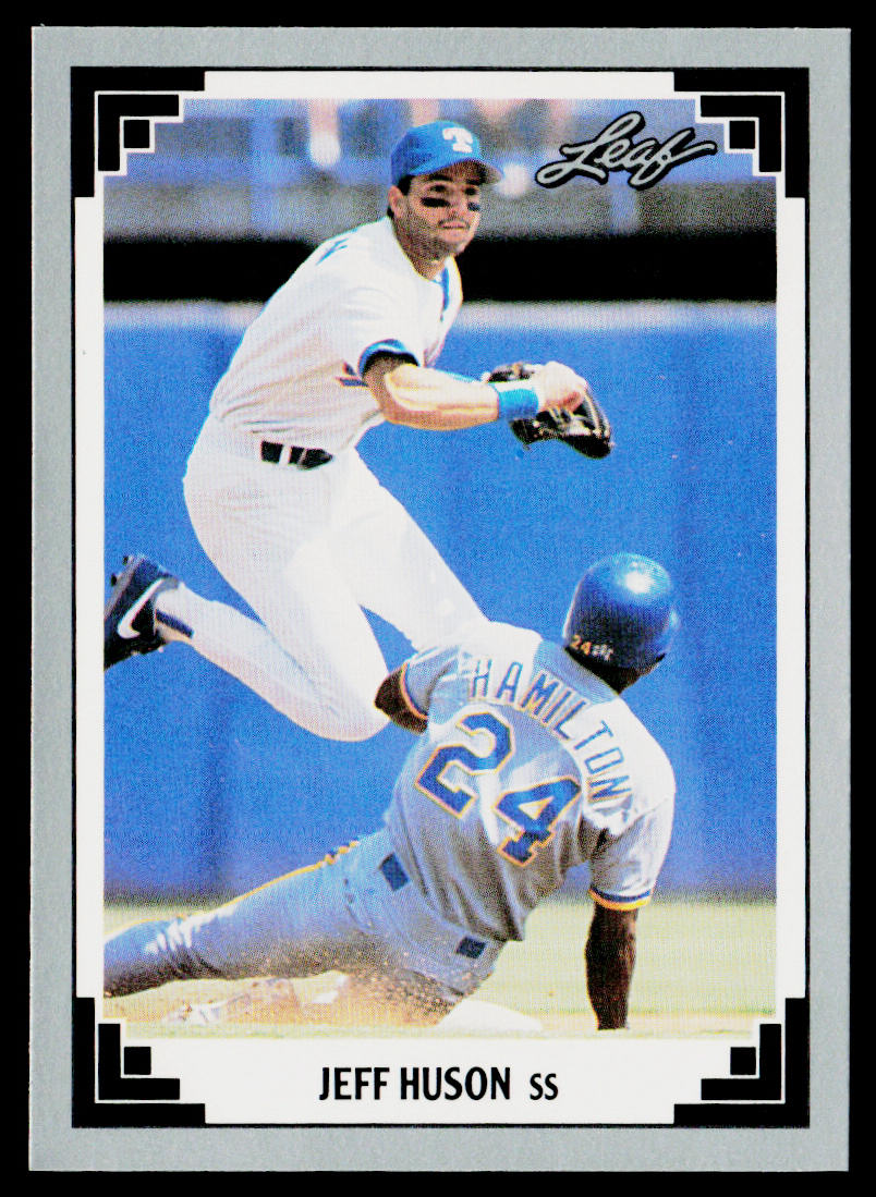 Jeff Huson 1991 Leaf #134 Texas Rangers