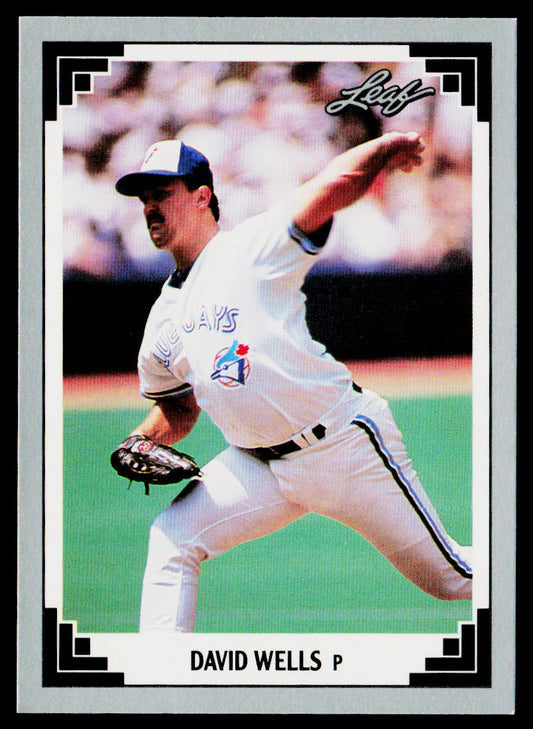 David Wells 1991 Leaf #140 Toronto Blue Jays