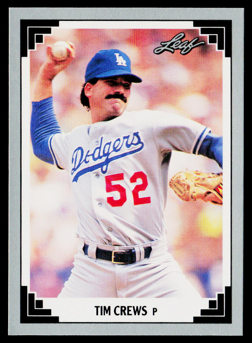 Tim Crews 1991 Leaf #141 Los Angeles Dodgers