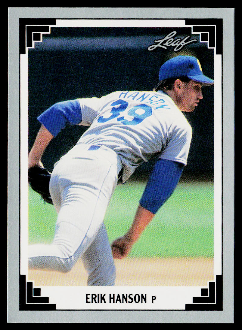 Erik Hanson 1991 Leaf #142 Seattle Mariners