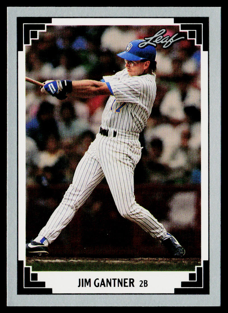 Jim Gantner 1991 Leaf #145 Milwaukee Brewers