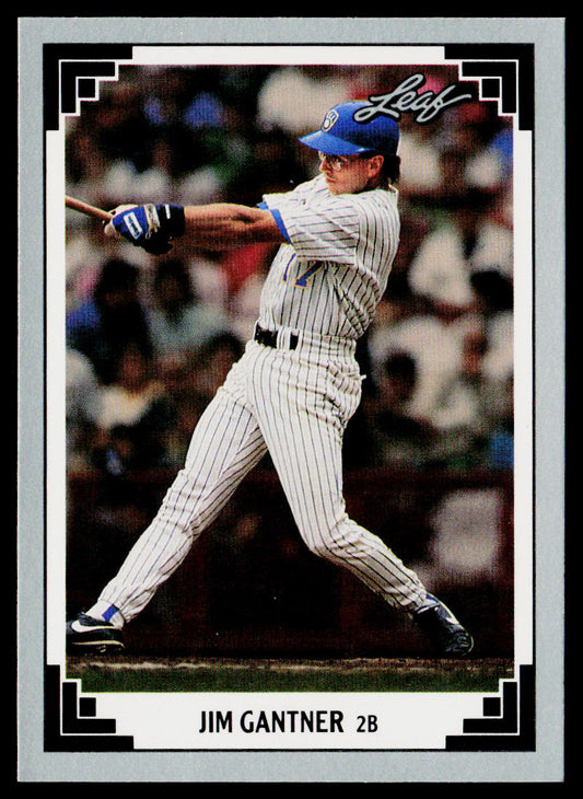 Jim Gantner 1991 Leaf #145 Milwaukee Brewers