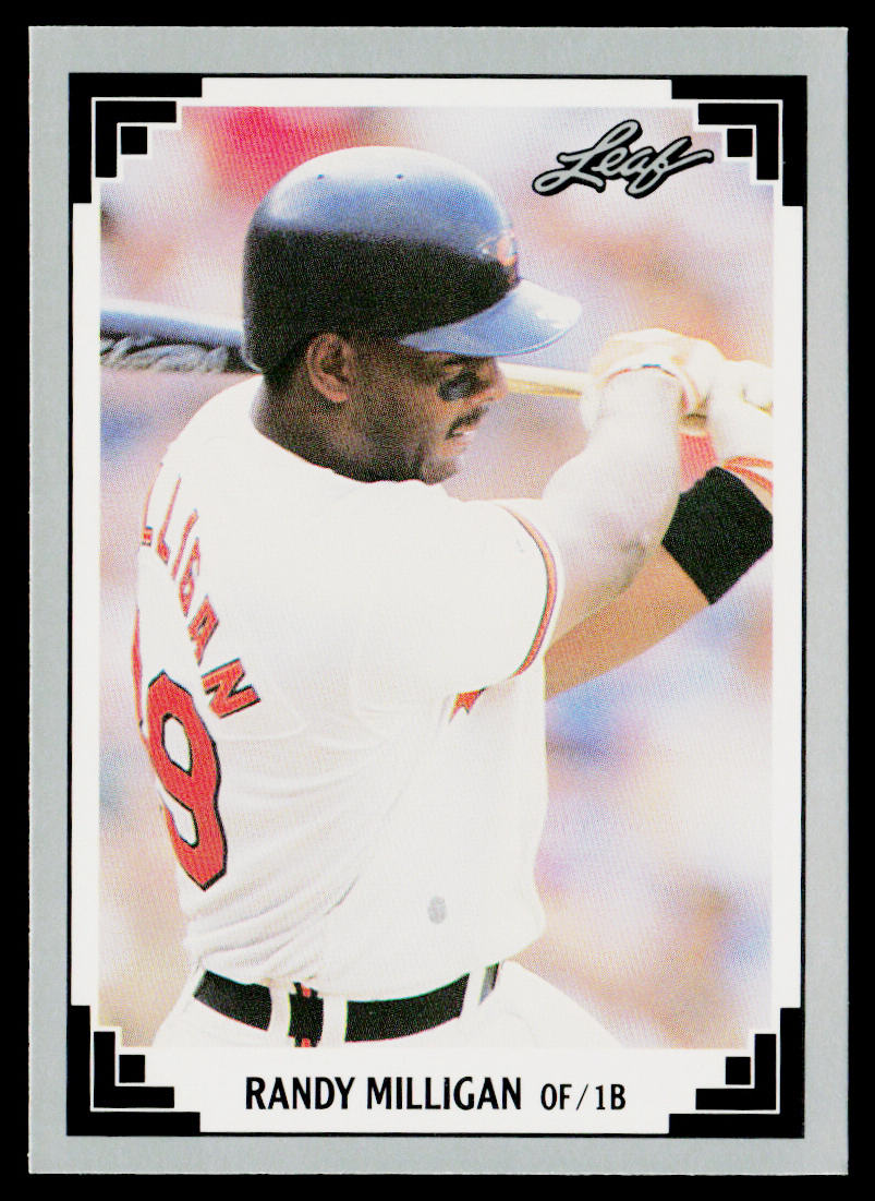 Randy Milligan 1991 Leaf #109 Baltimore Orioles