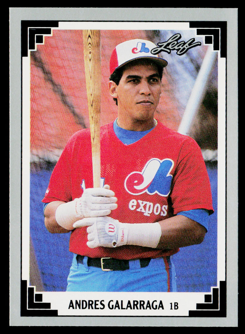 Andres Galarraga 1991 Leaf #110 Montreal Expos