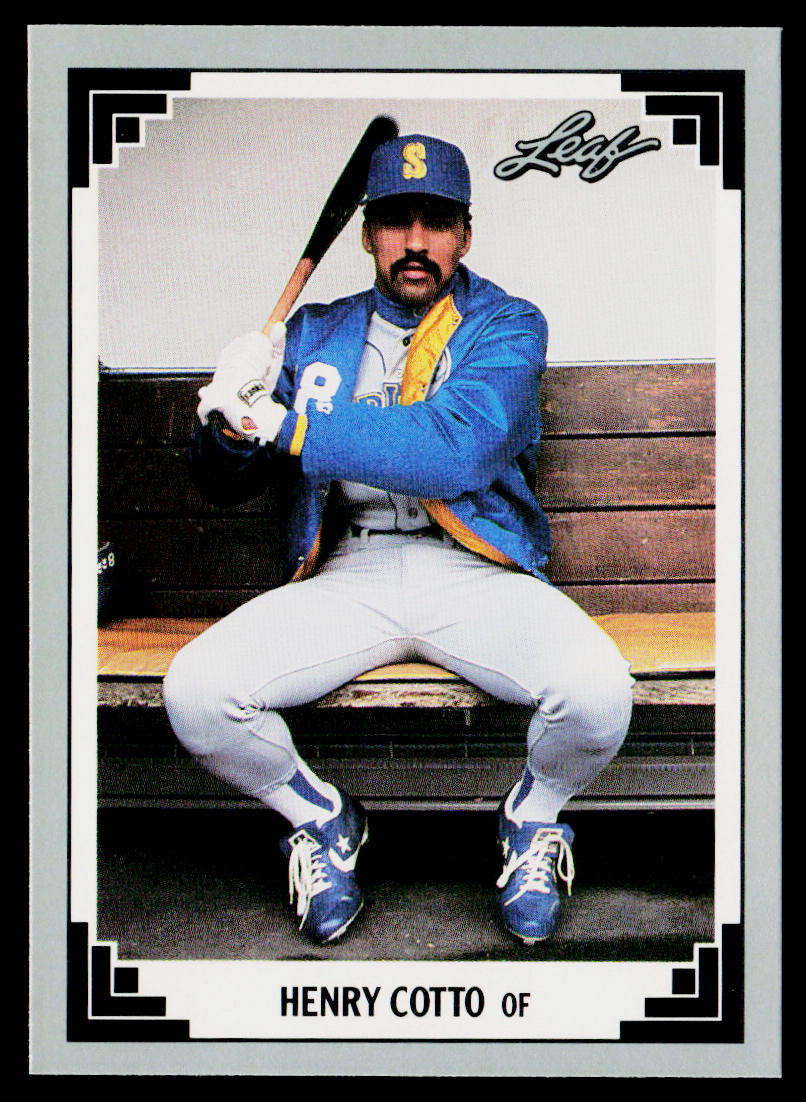 Henry Cotto 1991 Leaf #113 Seattle Mariners
