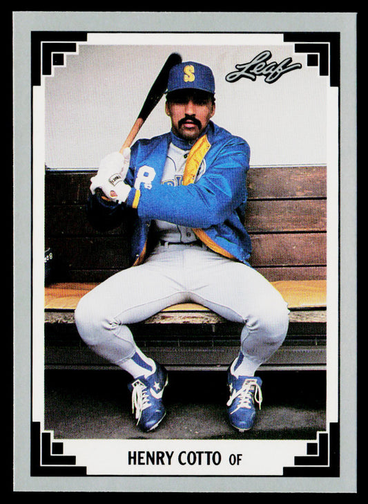 Henry Cotto 1991 Leaf #113 Seattle Mariners