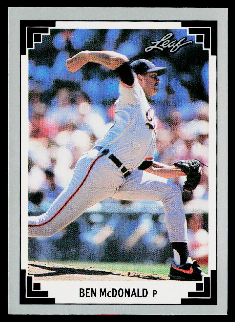 Ben McDonald 1991 Leaf #117 Baltimore Orioles