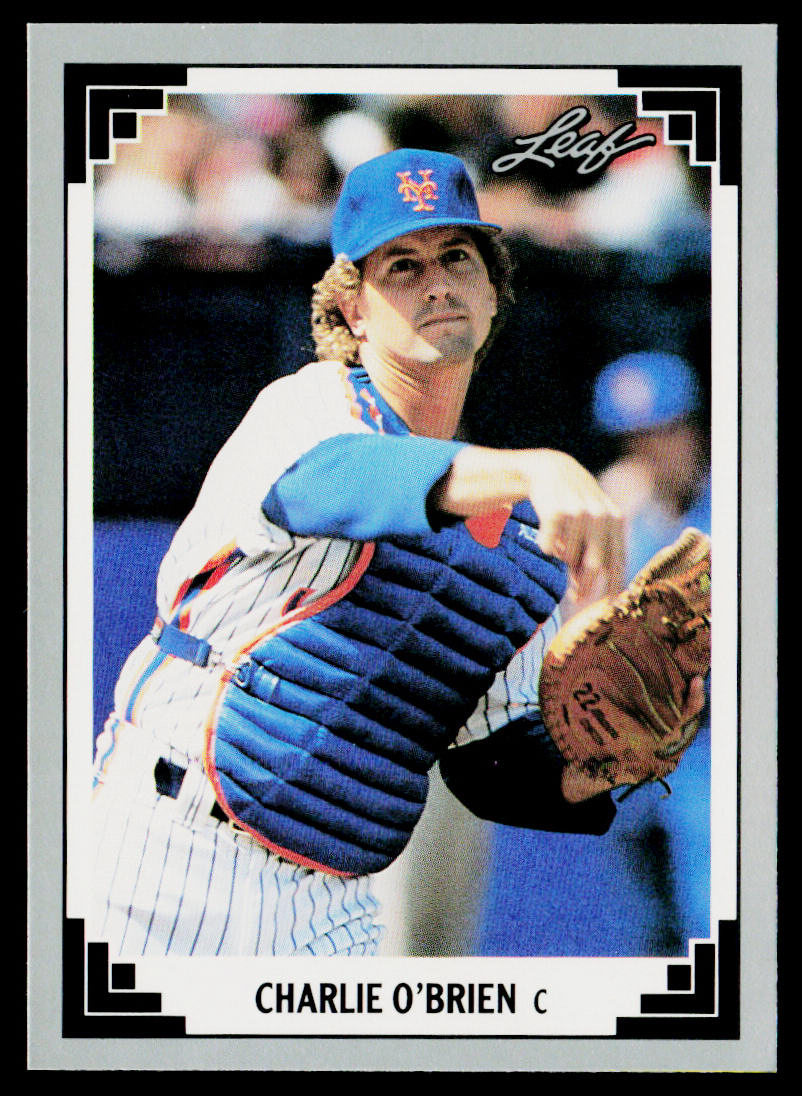 Charlie O'Brien 1991 Leaf #122 New York Mets