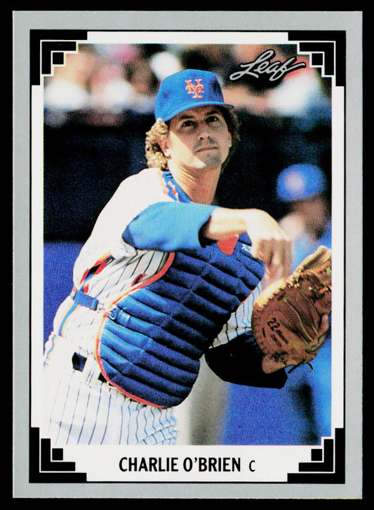 Charlie O'Brien 1991 Leaf #122 New York Mets