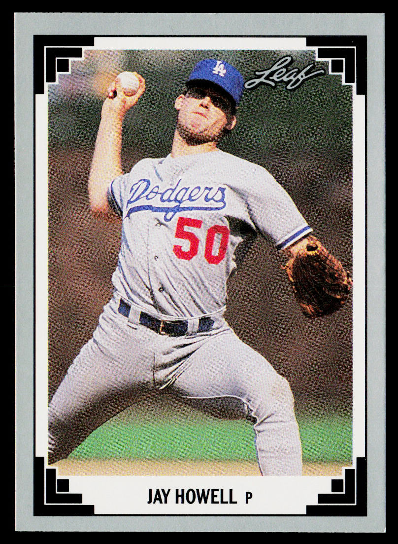 Jay Howell 1991 Leaf #98 Los Angeles Dodgers