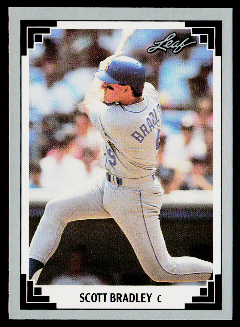 Scott Bradley 1991 Leaf #99 Seattle Mariners