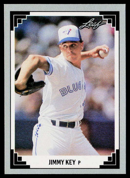 Jimmy Key 1991 Leaf #103 Toronto Blue Jays