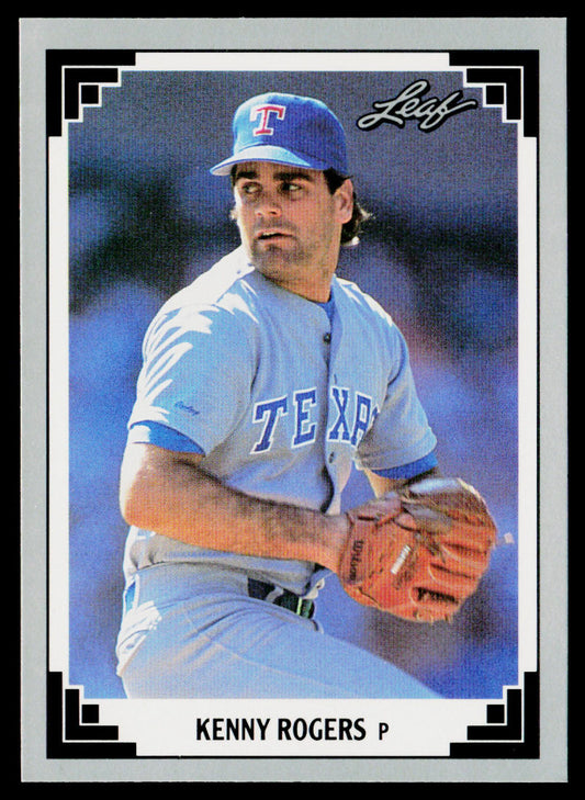 Kenny Rogers 1991 Leaf #105 Texas Rangers