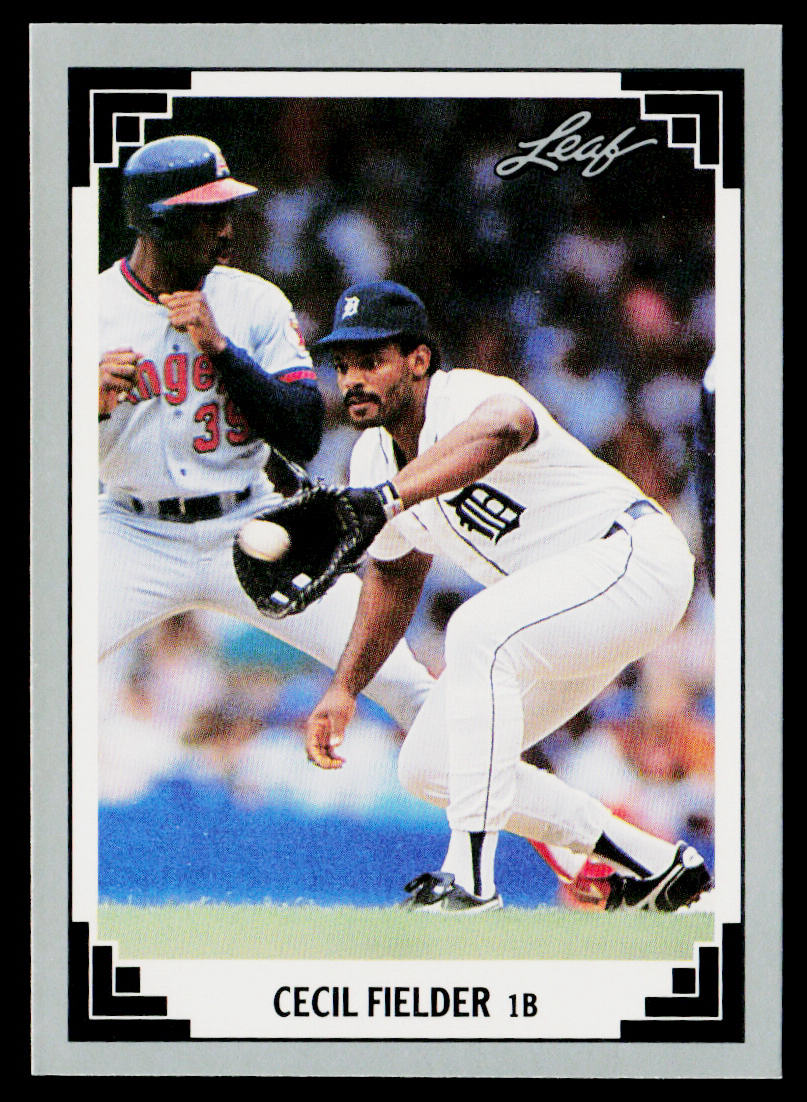 Cecil Fielder 1991 Leaf #106 Detroit Tigers